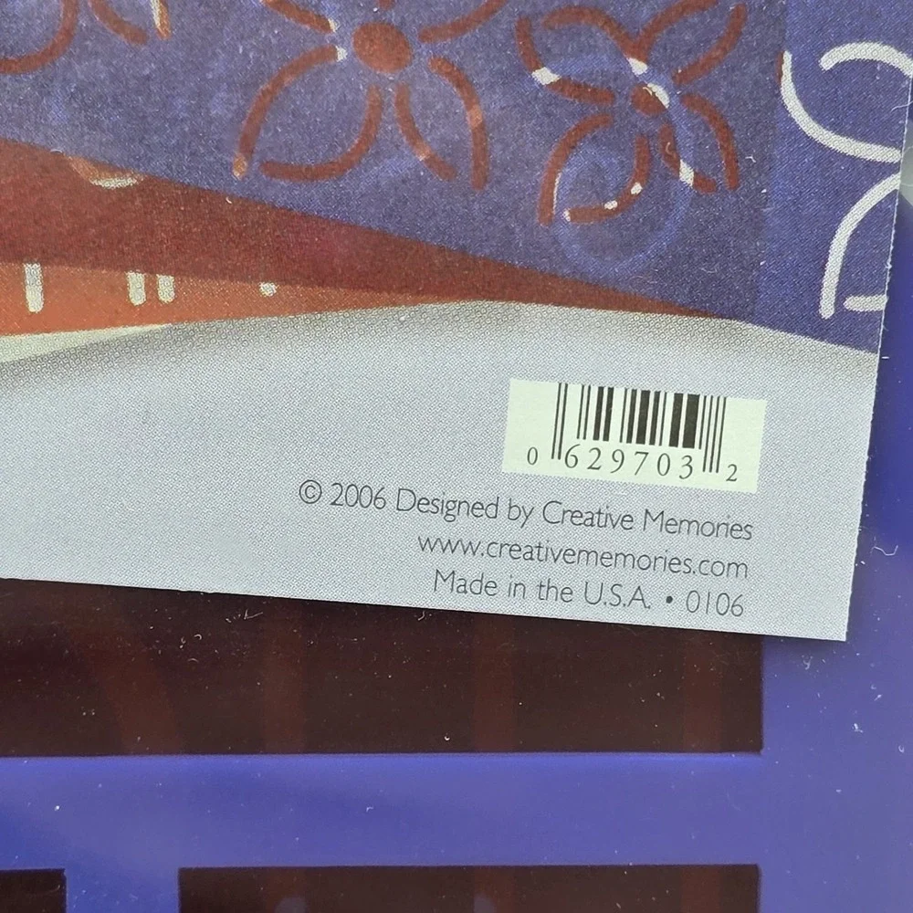 Creative Memories Fresh Cut Templates Journaling Stencil Durable NEW SEALED 2006